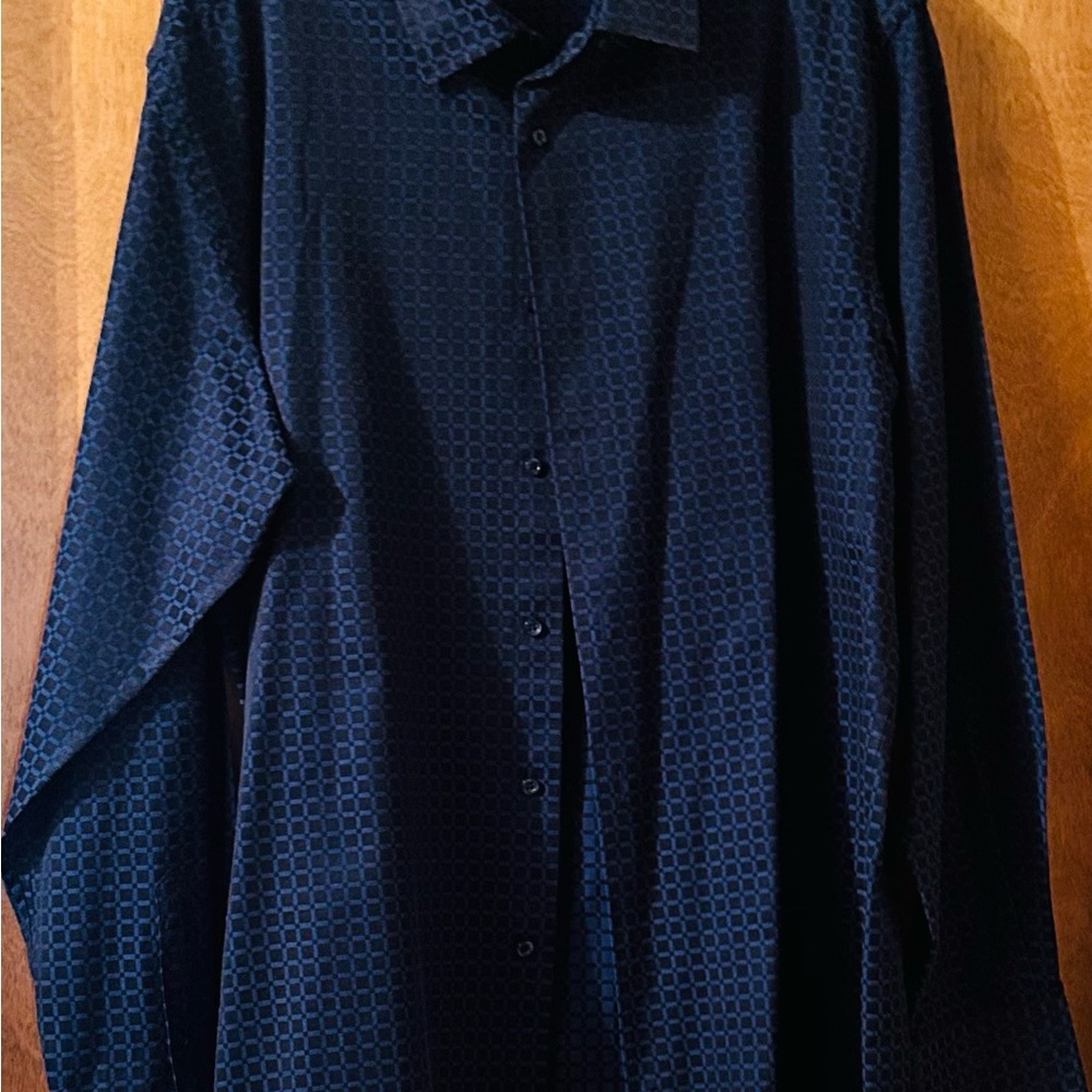Visconti Black size XL COLORS BLUE & BLACK SQUARE PATTERN.